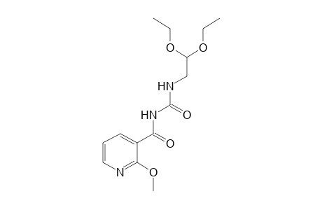 [3-(2-METHOXYNICOTINOYL)UREIDO]ACETALDEHYDE, DIETHYL ACETAL