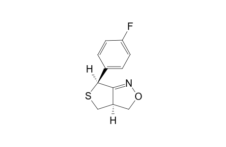 cis-6-(4-Fuorophenyl)-3,3a,4,6-tetrahydrothiopheno[3,4-c]isoxazole