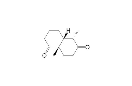 (1.beta.,6.beta.,7.alpha.)-1,7-Dimethylbicyclo[4.4.0]decane-2,8-dione