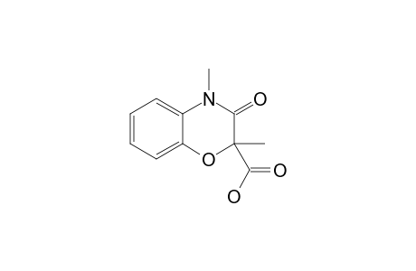 3,4-DIHYDRO-2,4-DIMETHYL-3-OXO-2H-1,4-BENZOXAZINE-2-CARBOXYLIC-ACID