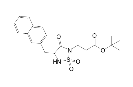 t-Butyl 3-{4'-[(naphthalen-2"-yl)methyl]-1',1',3'-trioxo-1-.lambda( 6).,2,5-thiadiazolan-2'-yl}-propanoate