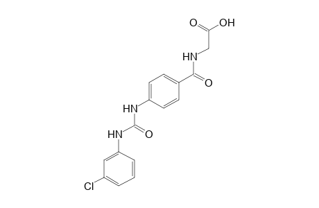 p-[3-(m-CHLOROPHENYL)UREIDO]HIPPURIC ACID