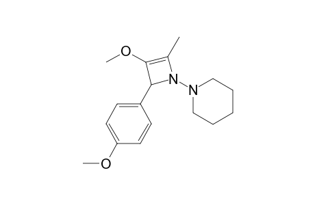 N-Piperidino-2-(p-methoxyphenyl)-3-methoxy-4-methyl-azacyclobut-3-ene