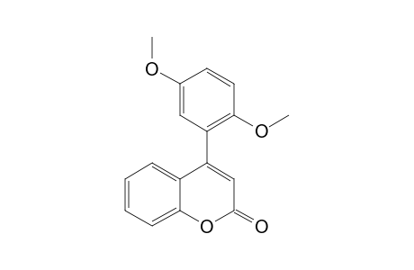 4-(2,5-DIMETHOXYPHENYL)-2H-1-BENZOPYRAN-2-ONE