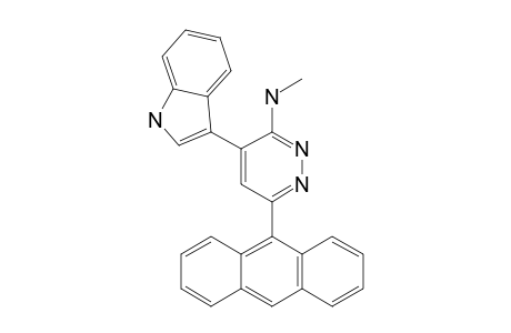 [6-ANTHRACEN-9-YL-4-(1H-INDOL-3-YL)-PYRIDAZIN-3-YL]-METHYLAMINE