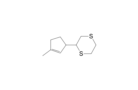 2-(3-Methylcyclopent-2-enyl)dithiane