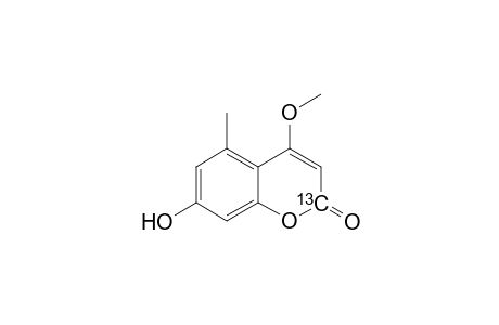 [2-13C]-7-Hydroxy-4-methoxy-5-methylcoumarin