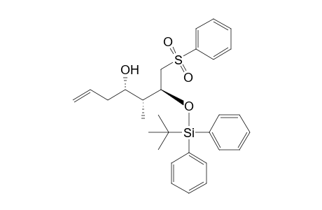 (4S,5R,6S)-6-tert-Butyldiphenylsilyloxy-4-hydroxy-5-methyl-7-phenylsulfonyl-1-heptene