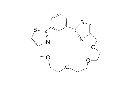 1,3-BIS-(THIAZOLYL)-BENZENE-CORONAND-21-C-6;BBC-21-C-6