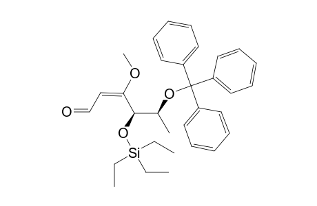 (2E,4R,5S)-3-METHOXY-4-TRIETHYLSILOXY-5-TRITYLOXY-HEX-2-ENAL