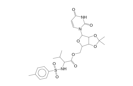 2',3'-Isopropylidene-5'-O-(N-p-toluenesulfonyl-dl-valyl)uridine