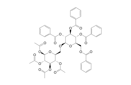 2',3',4',6'-TETRA-O-BENZOYL-BETA-D-GLUCOPYRANOSYL-(1->6)-1,2,3,4-TETRA-O-ACETYL-BETA-D-GLUCOPYRANOSIDE