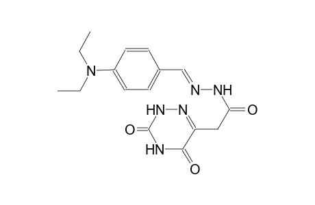 1,2,4-triazine-6-acetic acid, 2,3,4,5-tetrahydro-3,5-dioxo-, 2-[(E)-[4-(diethylamino)phenyl]methylidene]hydrazide