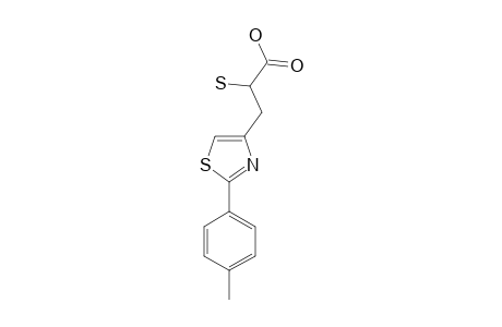 3-[2-(4-METHYLPHENYL)-THIAZOL-4-YL]-(RS)-2-MERCAPTOPROPANOIC-ACID