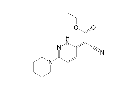 ethanoic acid, cyano(6-(1-piperidinyl)-3(2H)-pyridazinylidene)-, ethyl ester, (2Z)-