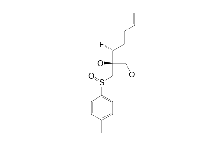 (2R,3R)-2-[[(4-METHYLPHENYL)-SULFINYL]-METHYL]-3-FLUORO-HEPT-6-EN-1,2-DIOL