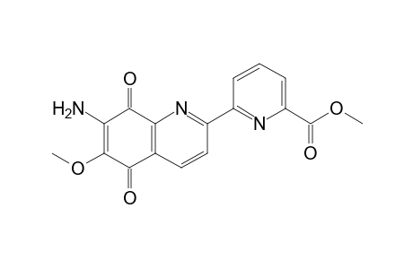 7-Amino-2-(6'-methoxycarbonyl-2'-pyridyl)-6-methoxy-5,8-quinolinedione