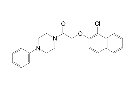 1-{[(1-chloro-2-naphthyl)oxy]acetyl}-4-phenylpiperazine