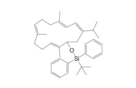 (1E,3E,7E,11E)-13-teryt-Butyldiphenylsiloxy-1-isopropyl-4,8,12-trimethylcyclotetradeca-1,3,7,11-tetraene