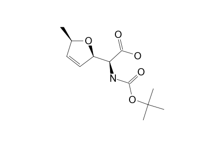 (2S,2'R,5'R)-2-(TERT.-BUTOXYCARBONYLAMINO)-2-(5'-METHYL-2',5'-DIHYDROFURAN-2'-YL)-ACETIC-ACID