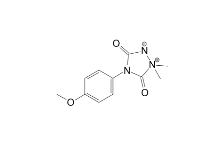 1,1-dimethyl-3,5-dioxo-4-(p-methoxyphenyl)-1,2,4-triazolidinium hydroxide, inner salt