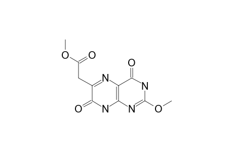 6-METHYLENECARBOXYMETHYL-2-METHOXYPTERIDINE-4,7(3H,8H)-DIONE