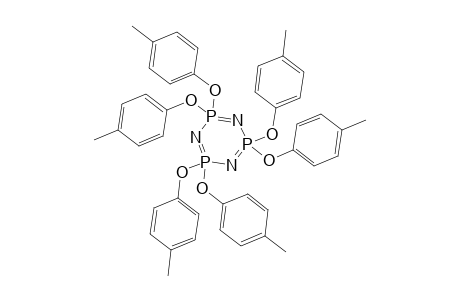 1,3,5,2,4,6-Triazatriphosphorine, 2,2,4,4,6,6-hexahydro-2,2,4,4,6,6-hexakis(4-methylphenoxy)-