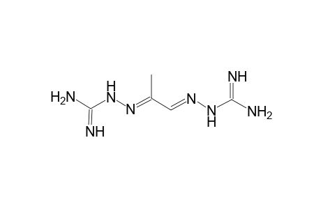 2-[(E)-[(1E)-1-(diaminomethylidenehydrazinylidene)propan-2-ylidene]amino]guanidine