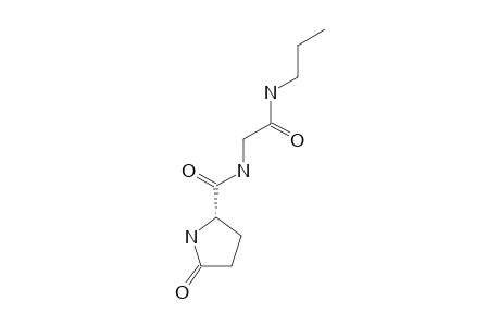 PROPYLPYROGLUTAMYLGLYCINAMIDE