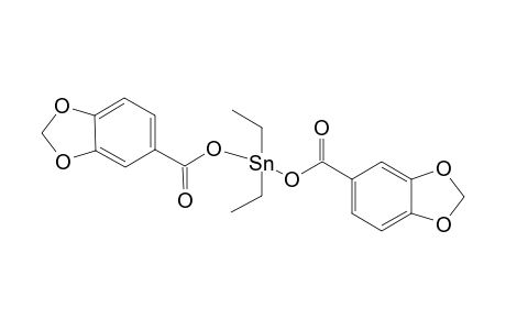 BIS-(PIPERONYLIC-ACID)-DIETHYL-ORGANOTIN-(IV)