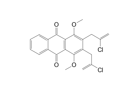 2,3-bis(2'-chloroprop-2'-enyl)-1,4-dimethoxyanthraquinone