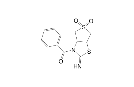 3-benzoyltetrahydrothieno[3,4-d][1,3]thiazol-2(3H)-imine 5,5-dioxide