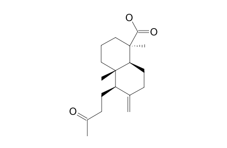 PLATENCIN_SL2;14,15-DINOR-13-OXO-8-(17)-LABDEN-19-OIC_ACID