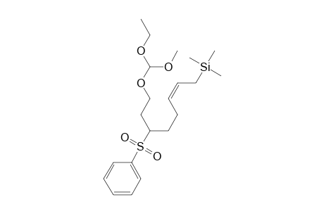 6-Phenylsulfonyl-1-trimethylsilyl-8-methoxyethoxymethoxy-2(Z)-octene