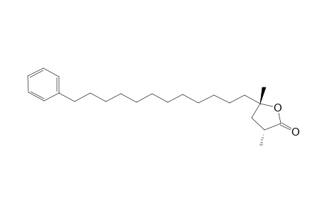 (2S*,4R*)-2,4-DIMETHYL-4-HYDROXY-16-PHENYLHEXADECANOIC-ACID-1,4-LACTONE