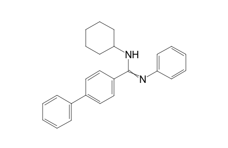 N-Cyclohexyl-N'-phenyl-[1,1'-biphenyl]-4-carboximidamide