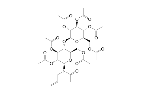 N-ACETYL-N-ALLYL-2,3,4,6-TETRA-O-ACETYL-BETA-D-GLUCOPYRANOSYL-(1->4)-2,3,6-TRI-O-ACETYL-BETA-D-GLUCOPYRANOSYLAMINE