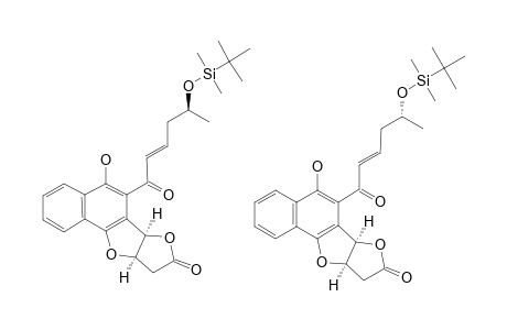 (2'Z)-(6BR*,9AR*)-6-(5-TERT.-BUTYL-DIMETHYLSILYLOXY-1-OXOHEX-2-ENYL)-6B,9A-DIHYDRO-5-HYDROXY-FURO-[3,2-B]-NAPHTHO-[2,1-D]-FURAN-8(9H)-ONE