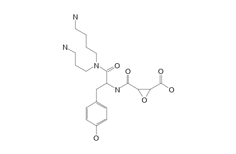 3-(N-(1-(N-(4-AMINO-BUTYL)-N-(3-AMINO-PROPYL)-CARBAMOYL)-2-(4-HYDROXY-PHENYL)-ETHYL)-CARBAMOYL)-OXIRANE-2-CARBOXYLIC-ACID,ROTAMER-#2