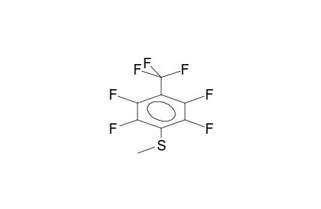 4-TRIFLUOROMETHYL-2,3,5,6-TETRAFLUOROPHENYLMETHYLSULPHIDE