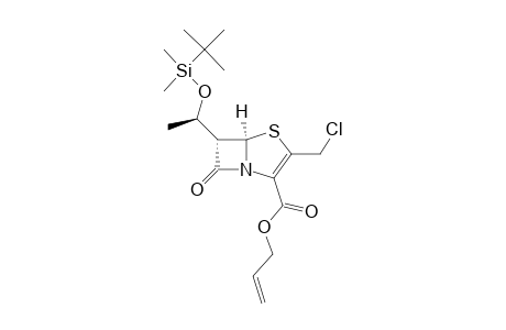 (5R,6S)-6-[(1R)-1-[tert-butyl(dimethyl)silyl]oxyethyl]-3-(chloromethyl)-7-keto-4-thia-1-azabicyclo[3.2.0]hept-2-ene-2-carboxylic acid allyl ester