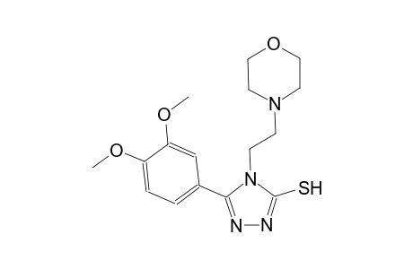 4H-1,2,4-triazole-3-thiol, 5-(3,4-dimethoxyphenyl)-4-[2-(4-morpholinyl)ethyl]-