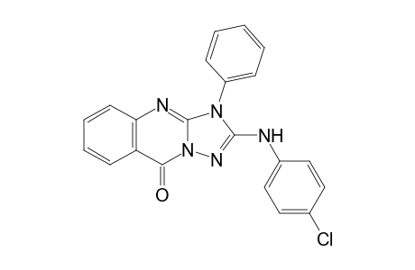 2-[(4-Chlorophenyl)amino]-3-phenyl-1,2,4-triazolo[5,1-b]quinazolin-9(3H)-one