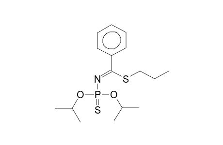 O,O-DIISOPROPYL-N-(ALPHA-PROPYLTHIOBENZYLIDENE)AMIDOTHIONOPHOSPHATE