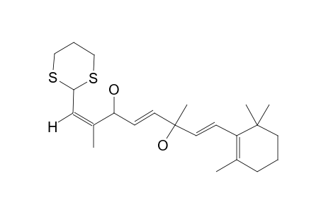 8-(1,3-DITHIAN-2-YL)-3,7-DIMETHYL-1-(2,6,6-TRIMETHYLCYCLOHEX-1-ENYL)-OCTA-1E,4E,7Z-TRIENE-3,6-DIOL