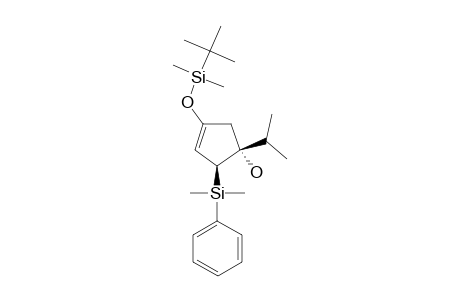 2-[DIMETHYL-(PHENYL)-SILYL]-1-(ALPHA-HYDROXY-BETA-ISOPROPYL)-4-[(TERT.-BUTYLDIMETHYLSILYL)-OXY]-CYCLOPENTENOL