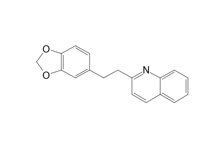 2-(3',4'-METHYLENEDIOXYPHENYLETHYL)-QUINOLINE