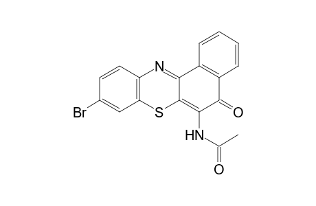 N-(9-bromo-5-oxo-5H-benzo[a]phenothiazin-6-yl)acetamide