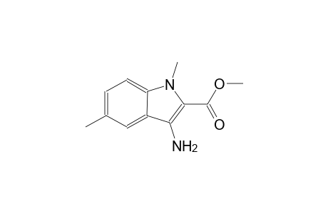 1H-indole-2-carboxylic acid, 3-amino-1,5-dimethyl-, methyl ester