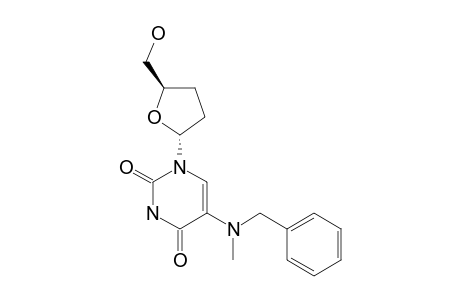 5-(N-BENZYLMETHYLAMINO)-1-(2,3-DIDEOXY-ALPHA-D-GLYCERO-PENTOFURANOSYL)-URACIL